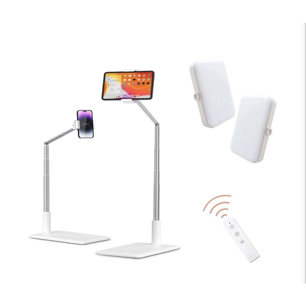 Floor Mount Hit every angle 360 rotation Includes hands-free lights and remote